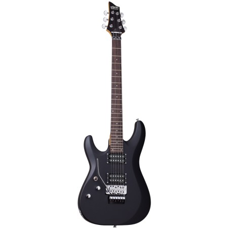 Schecter C6 Deluxe gaucher noir mat