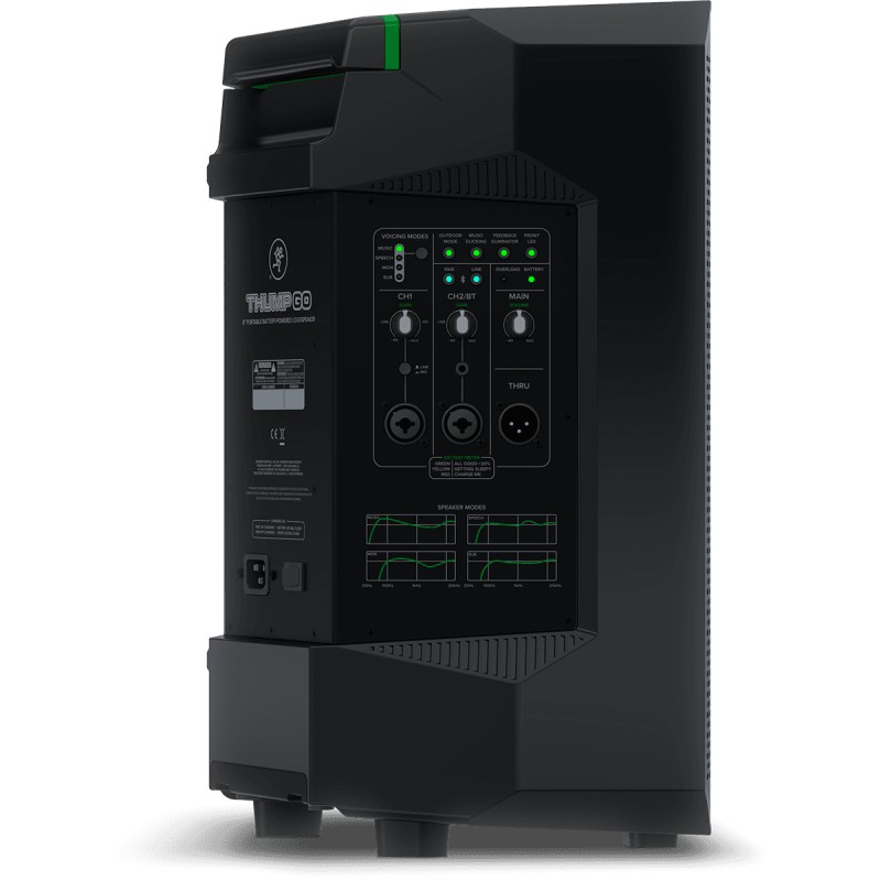 Mackie Thump-Go contrôles