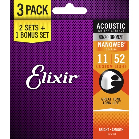 Pack Elixir 16538 Nanoweb 11-52