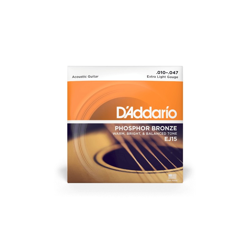 D'addario phosphore bronze EJ15 10-47