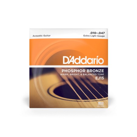 D'addario phosphore bronze EJ15 10-47