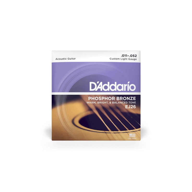 D'addario phosphore bronze EJ26 11-52