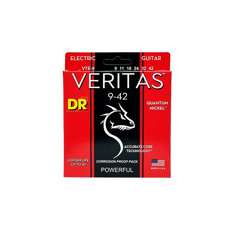 DR Strings Veritas Coated 9-42