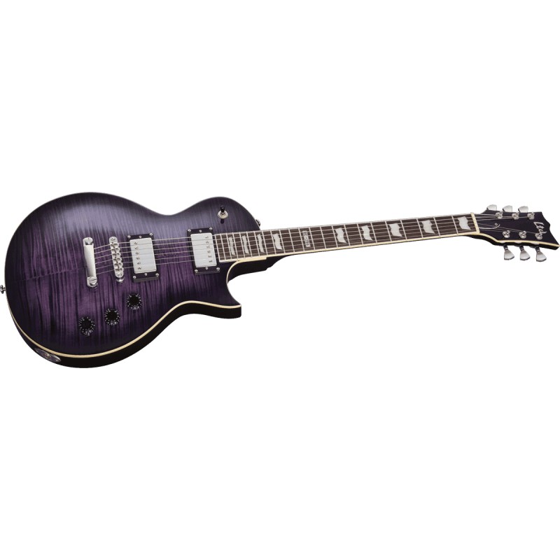LTD EC256 See thru purple sunburst