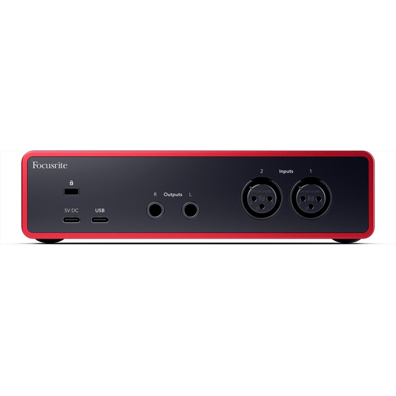 Focusrite Scarlett 2I2 4gen arrière
