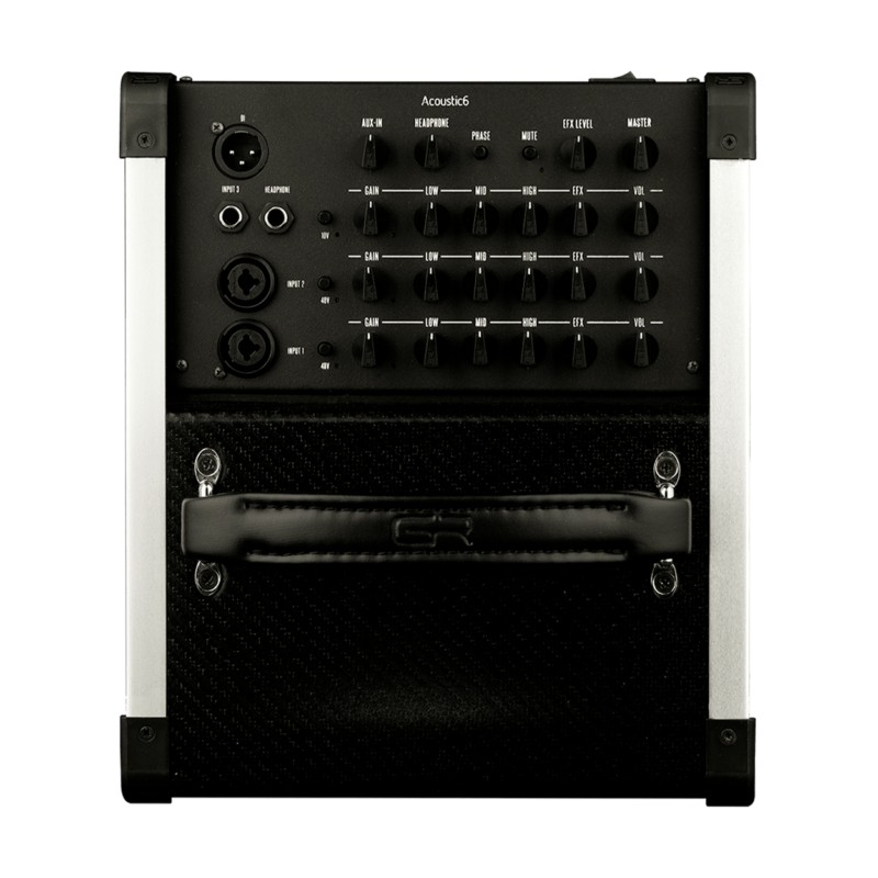 GR Guitar Acoustic 6 Black Fiber