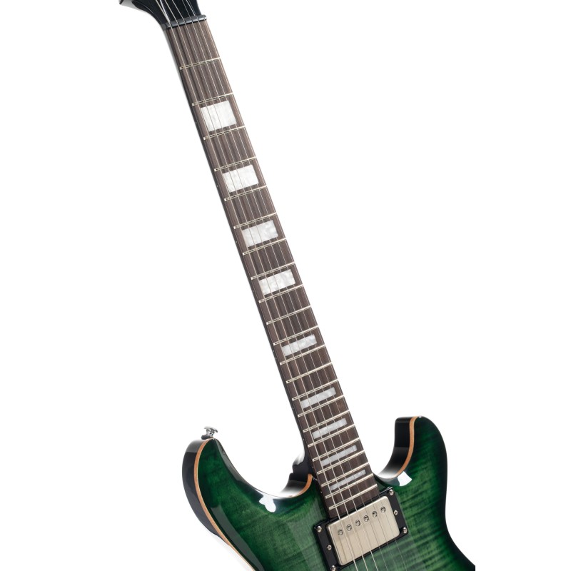 Cort M600 Transparent Green Burst