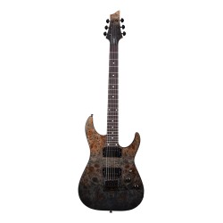Schecter C1 Standard Black Fade Burst Burl