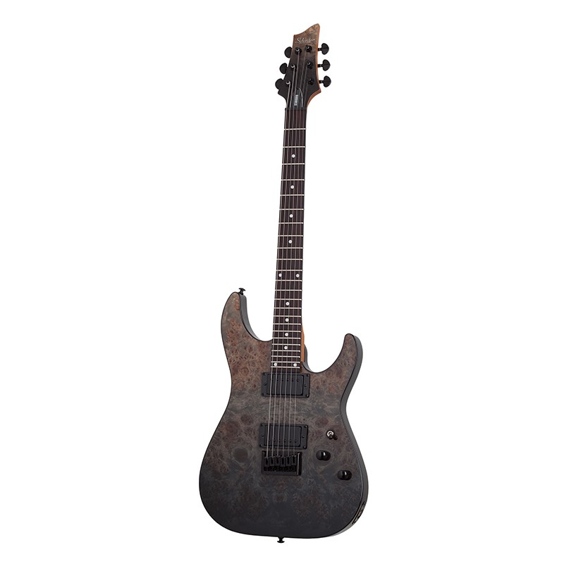 Schecter C1 Standard Black Fade Burst Burl