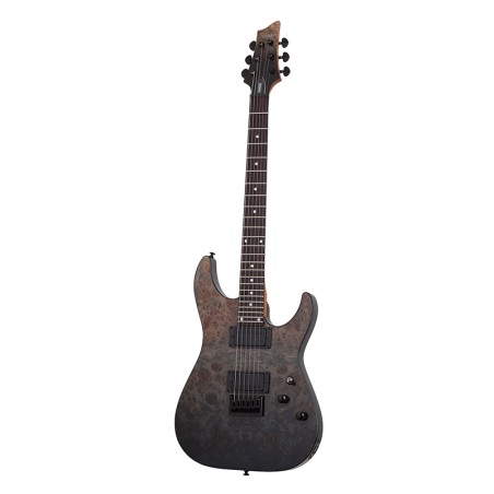 Schecter C1 Standard Black Fade Burst Burl