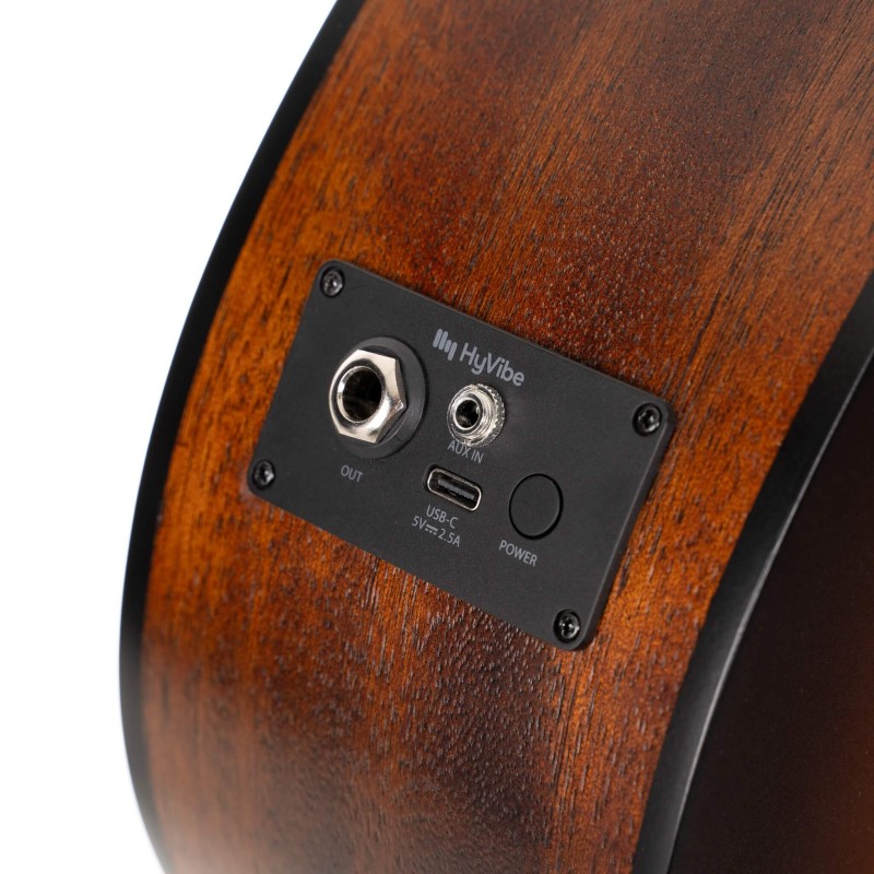 Cort Earth Go HyVibe - Open Pore Brown Burst