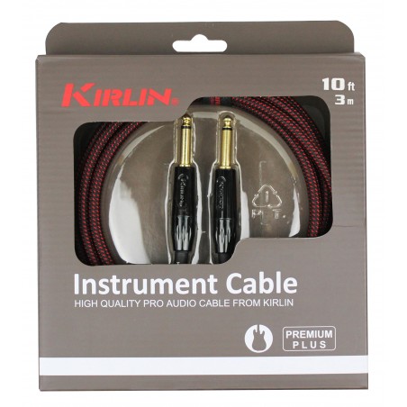 Kirlin Premium Plus droit 3m noir et rouge