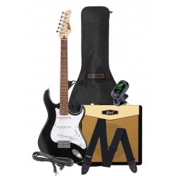 Pack guitare électrique CORT noir