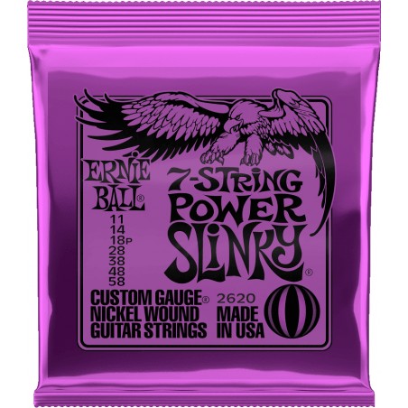 Ernie Ball 2620 7 cordes 11-58